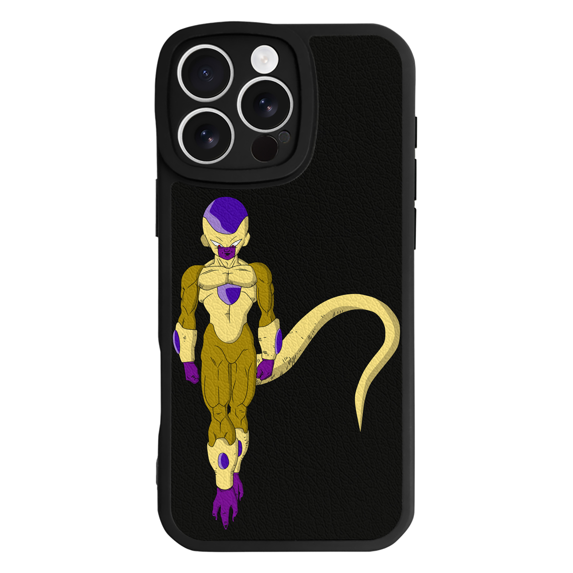 （画像用） ドラゴンボール フリーザ DRAGON BALL Frieza 【iPhone 16シリーズ対応】シリコンスマホケース（レザー調） 材質：シリコン